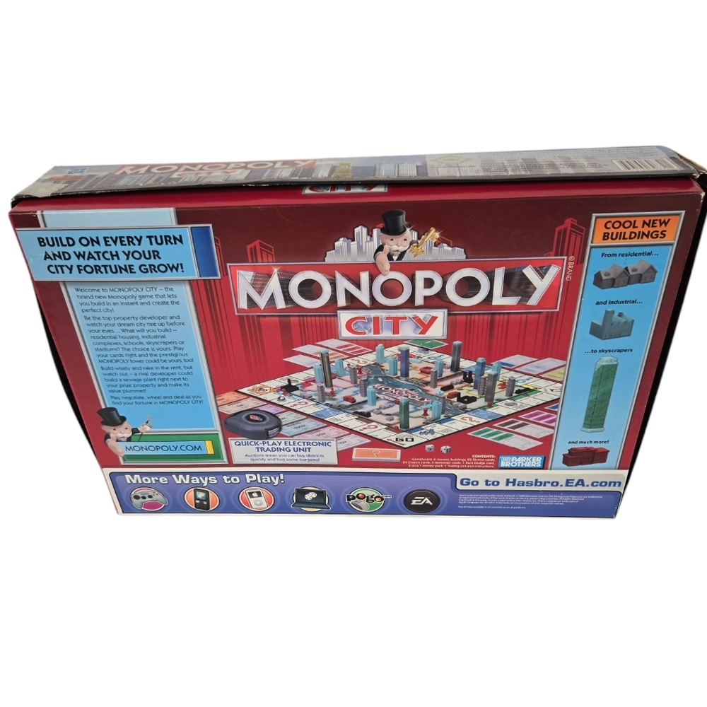 Hasbro Monopoly City Board Game Family Fun Night